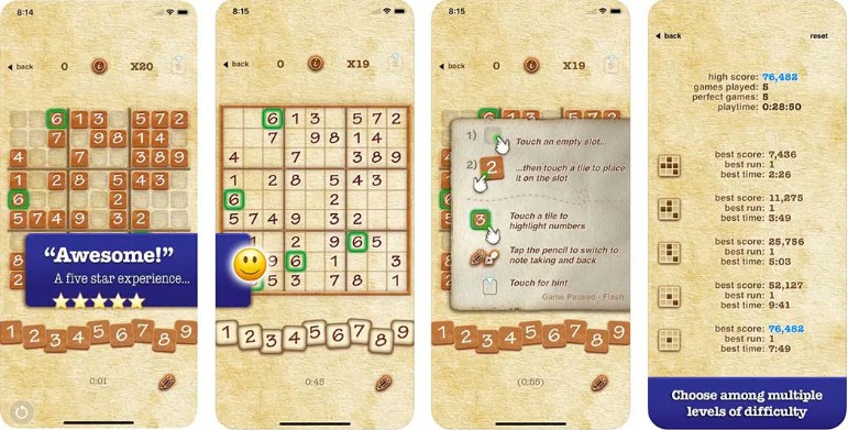 best game apps like sudoku